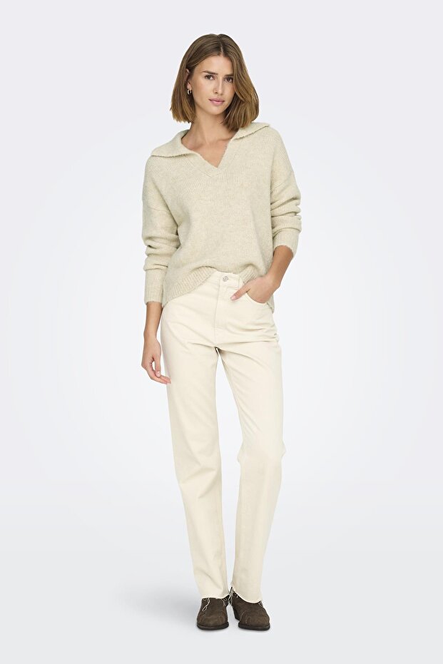 ONLMAGGIE LIFE LS SPLIT NECK CC KNT - 6