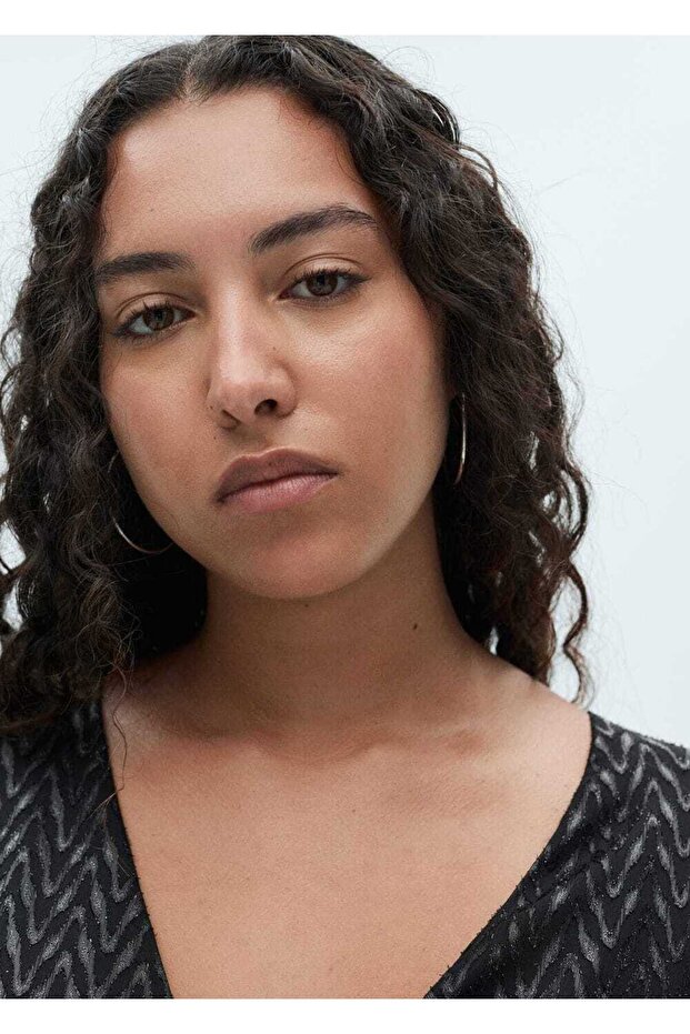 Yanı Yırtmaçlı Anvelop Elbise - 8