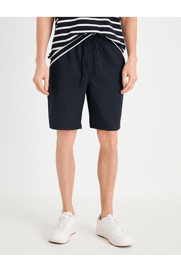 Beli Bağcıklı Chino Şort - 3
