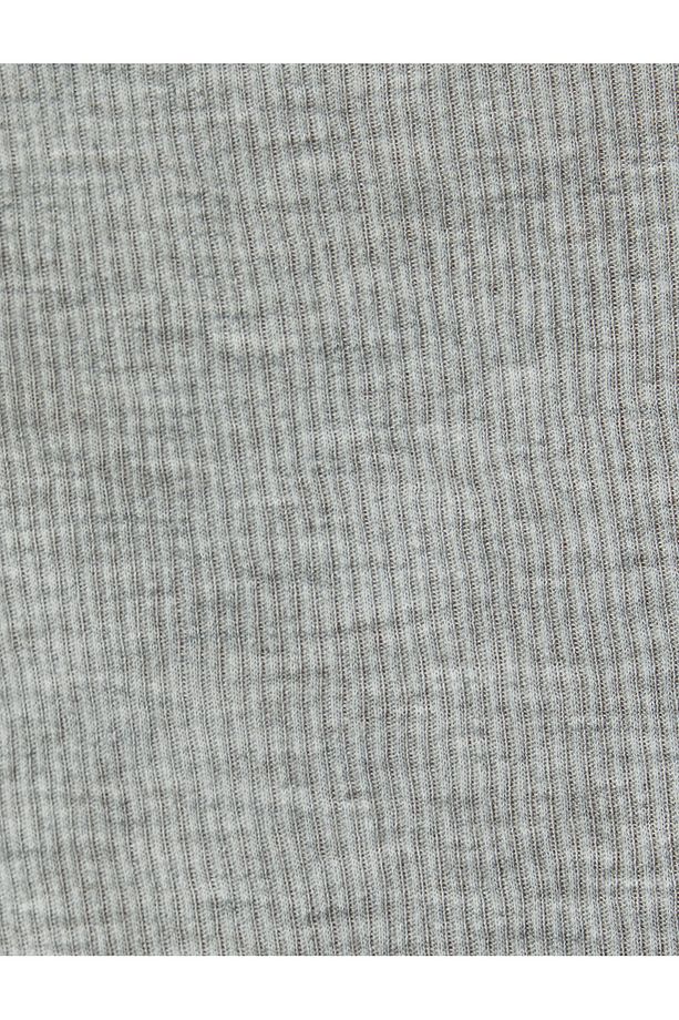 Fitilli Atlet Pijama Üstü Kalın Askılı U Yaka - 6