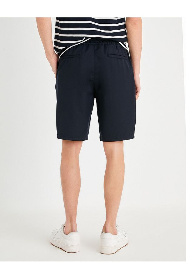 Beli Bağcıklı Chino Şort - 4