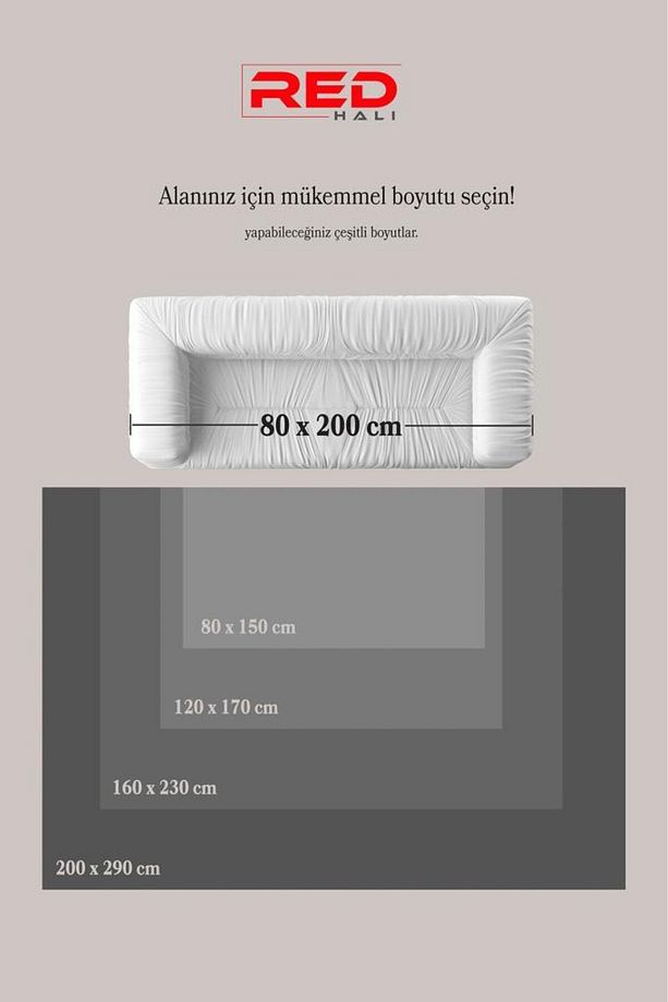 Sisal Krem Oturma Odası Halısı Kolay Temizlenebilir Yumuşak Dokulu ve Kaymaz Taban Şık Salon Halısı - 4