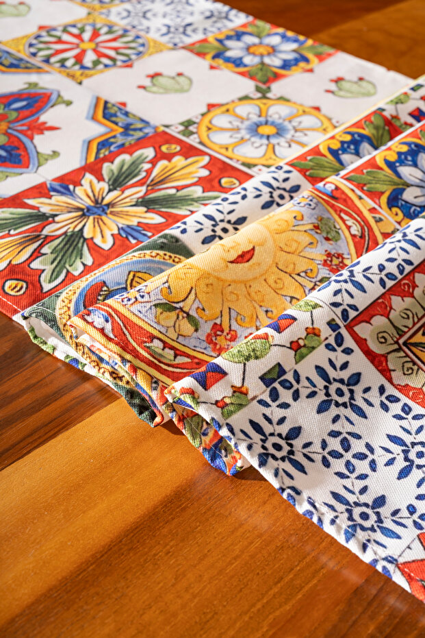 Saks Tasseled, Gladiator Pattern 40X140Cm Runner - 2