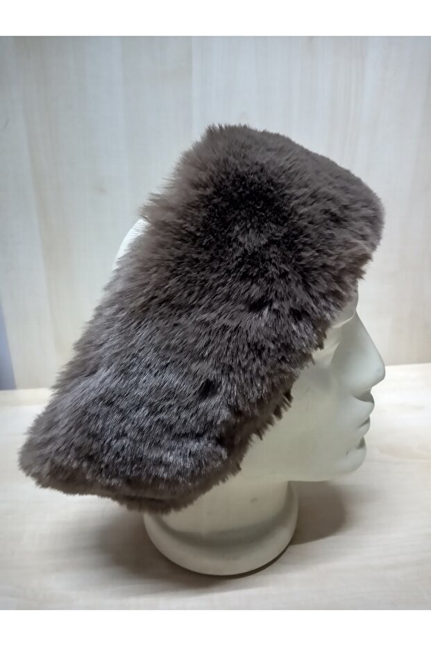 Sunni Plush Fur Headband, Bandana, Neck Collar, Warm Earmuff, Adjustable Elastic