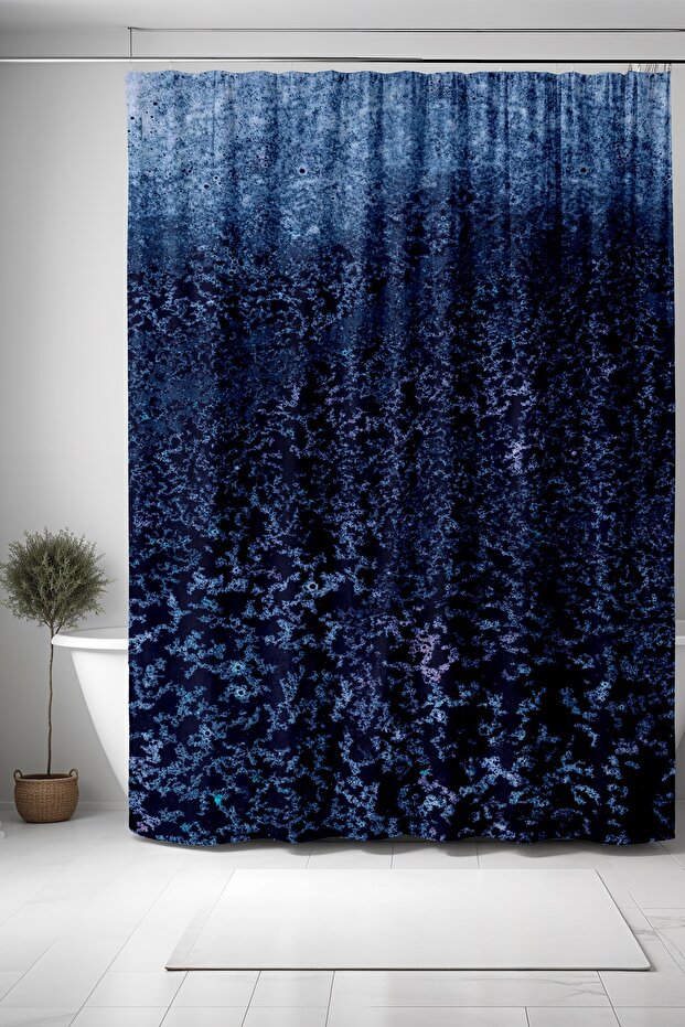 Bathroom Curtain, Charming Sea Pattern Shower Curtain, Bathtub Curtain 175X200Cm
