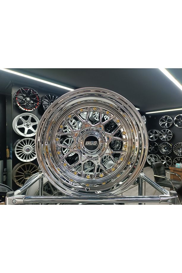 16 İNC 4X100 4X108 BBS FM3 KROM JANT TAKIMI (4 ADET) - 1
