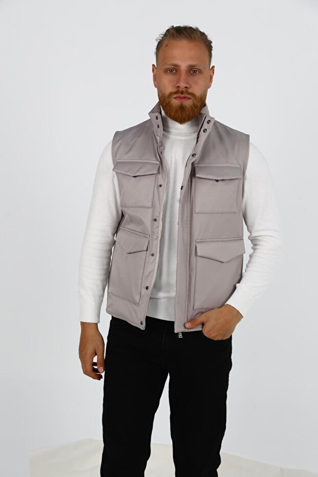 39121 Erkek Yelek - 1