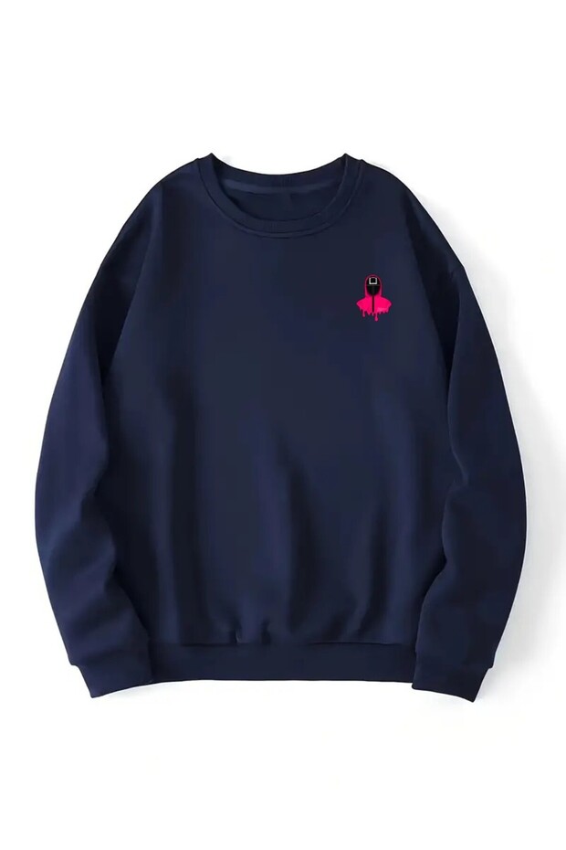 Squid Game Printed Oversize Unisex Crew Neck Sweatshirt