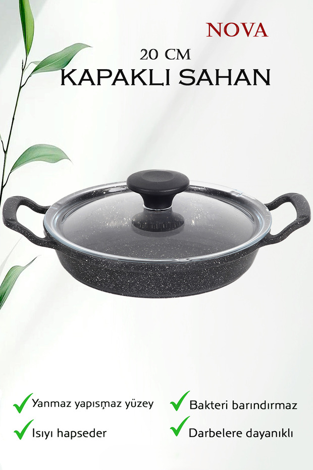 Nova 22 cm Covered Pan - 3