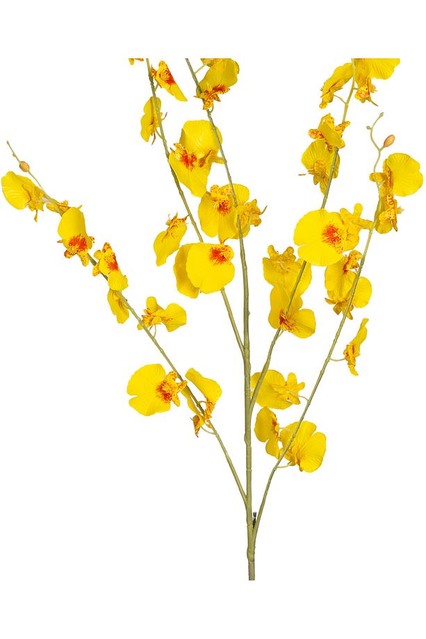 Yapay Çiçek Kelebek Orkide Sarı 85 Cm. - 2