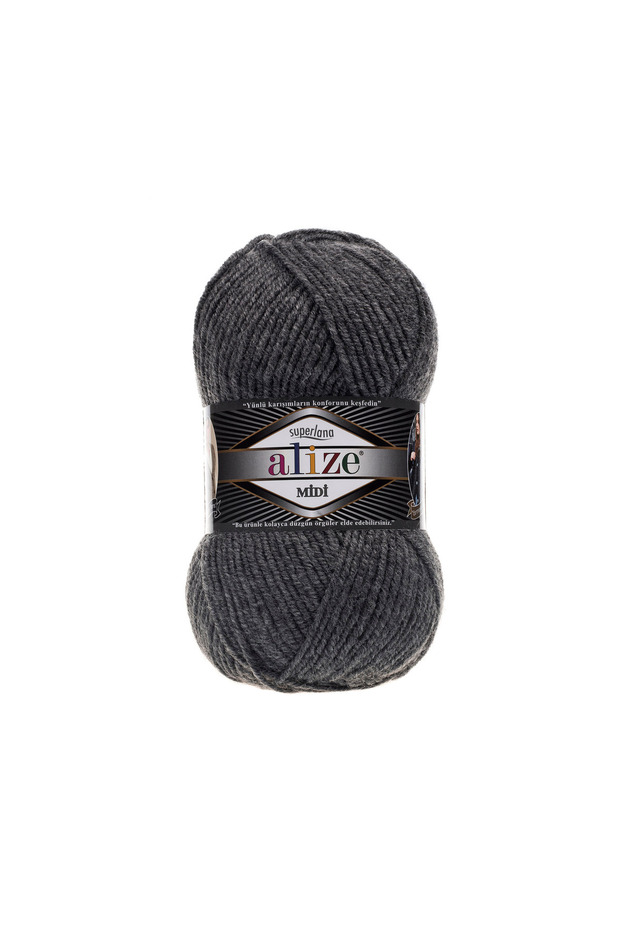 5 Adet Midi Alize Süperlana Midi Orta Kalın Yünlü İplik 100 gr. 170 mt.182 - 3