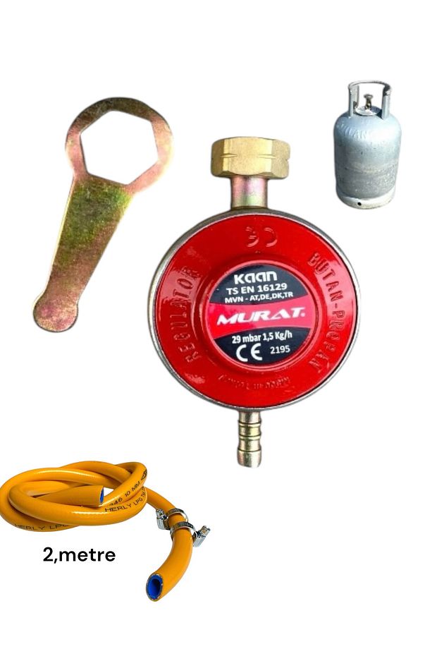 Uzun vanalı tüp başlığı hortum kelepçe set - 1