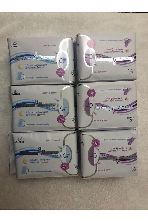 Tienz Tiens Hygienic Women's Pad Day Set 10 Pieces 3 Pack Night 8 Pieces