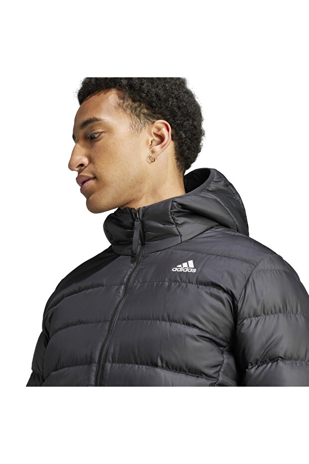 Essentials Light Down Kapüşonlu Mont - 5