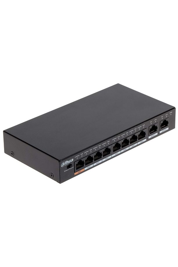 Poe Switch Pfs3010-8et-96 8x10/100 2ge Uplink 96w - 3