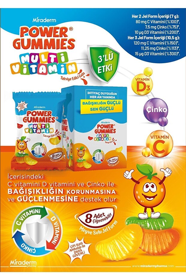 Power Gummıes Multi Vitamin Jel - 3