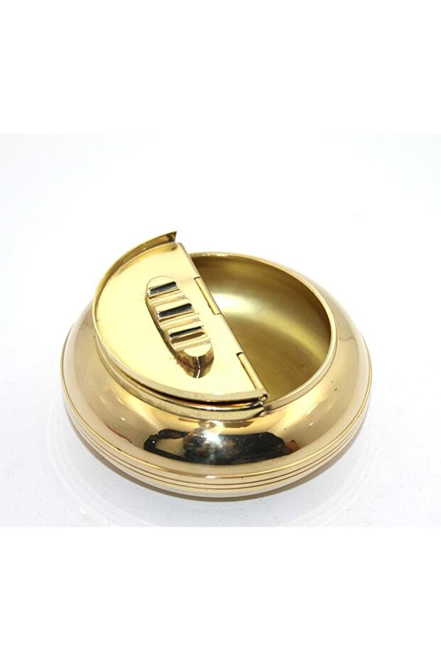 منفضة سجائر بغطاء نحاسي - 1