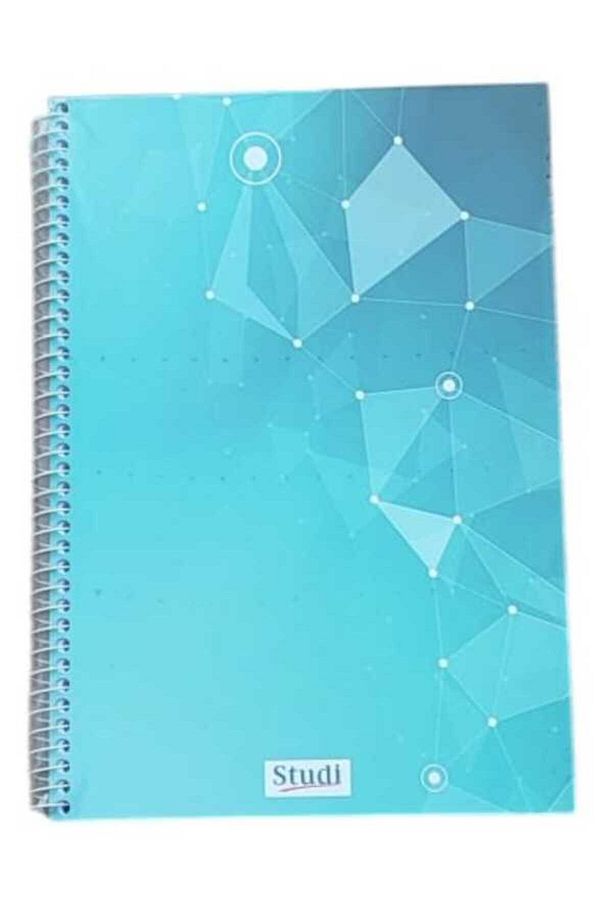 120 Yaprak Set Kapak A4 Kareli Defter 2 Adet - 5
