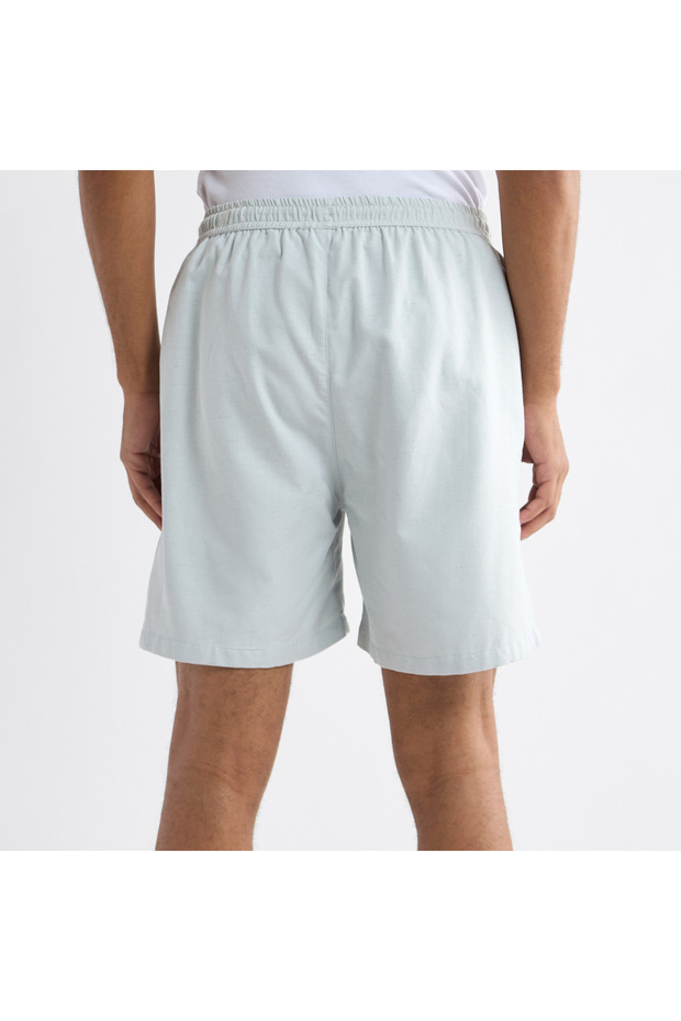 Flexi Waist Short with Drawstring and Pockets - 3