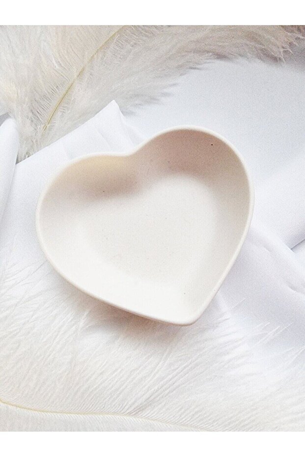 Mini Kalp Takı Tabağı, Mumluk, 7,5cm - 2