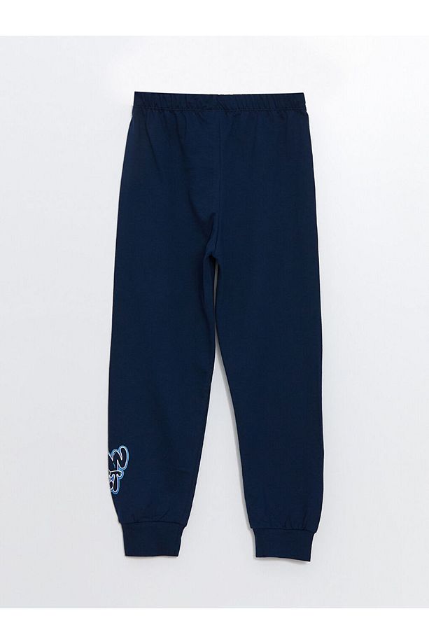 Bisiklet Yaka Erkek Çocuk Pijama Takımı - 7