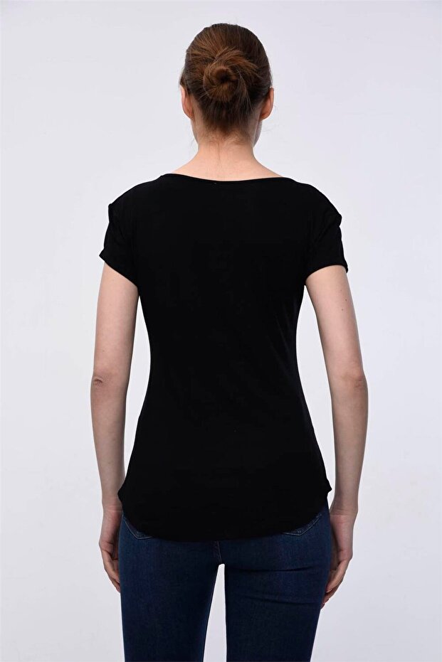 Home Store Baskılı Tshirt - 4