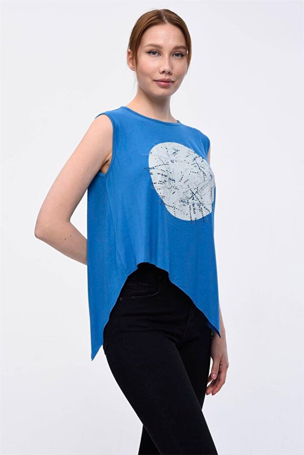 Daire Baskılı Tshirt - 3