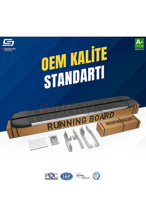 S-dizayn Hyundai Bayon S-line Krom Yan Basamak 173 Cm 2021 Üzeri A Kalite Hy-by1-ybs-sl-ka-173 - 2