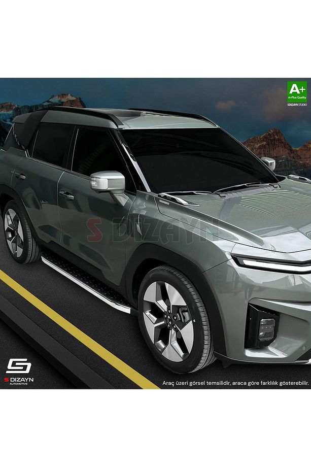 S-dizayn Ssangyong Torres Evo Krom Yan Basamak 183 Cm 2023 Üzeri A Kalite Ss-to1-ybs-ev-ka-183 - 5