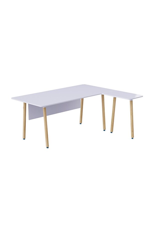 TJ HYT34-16L White Executive Workstation