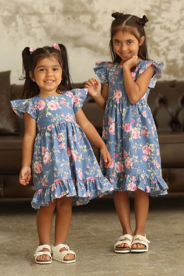 Dresses - Blue - Basic