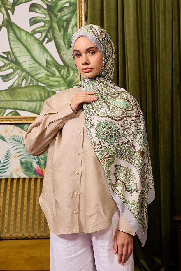 Pateh Pattern Thin Cotton Shawl - 3