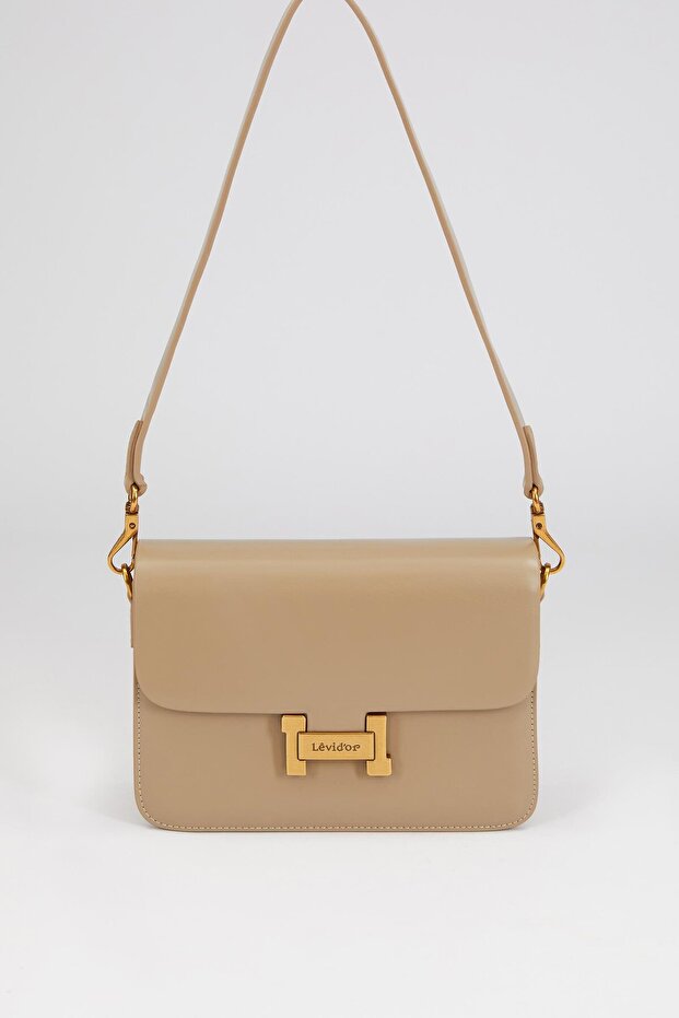 حقيبة كتف رمادية - 1