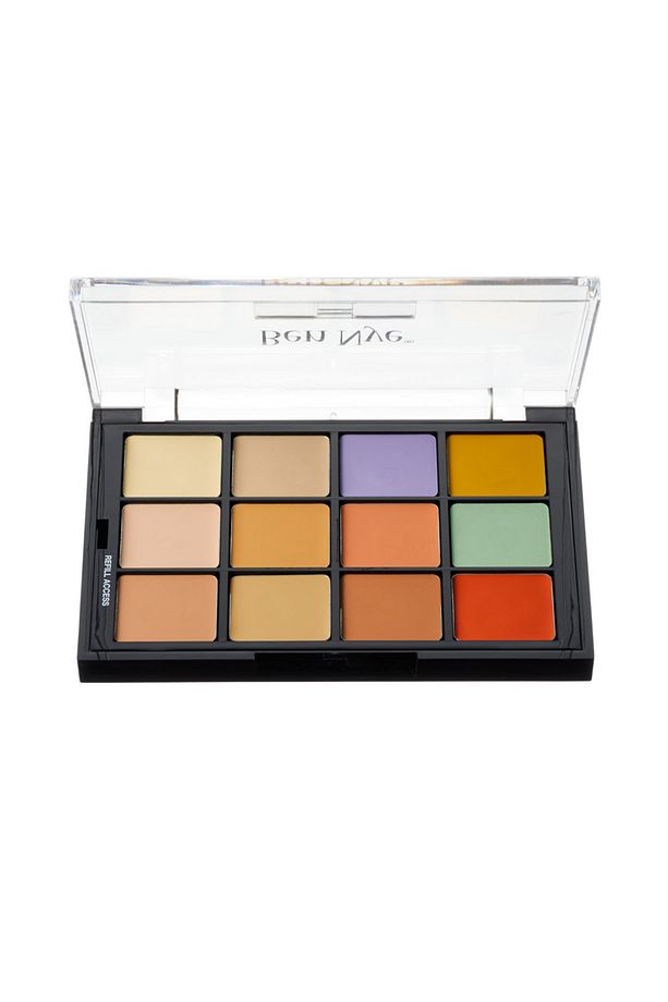 CONCEALLERS + ADJUSTERS PALETTE ( dövme kapatıcı ve ten nötürleyen palet ) - 1