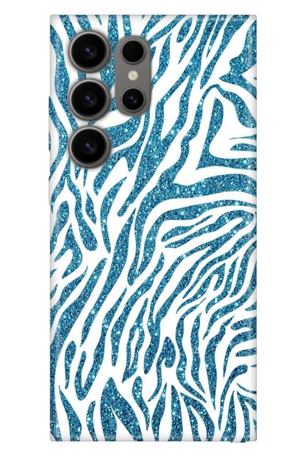 Samsung Galaxy S25 Ultra Case Sm-S928 Printed Silicone Shimmering Zebra