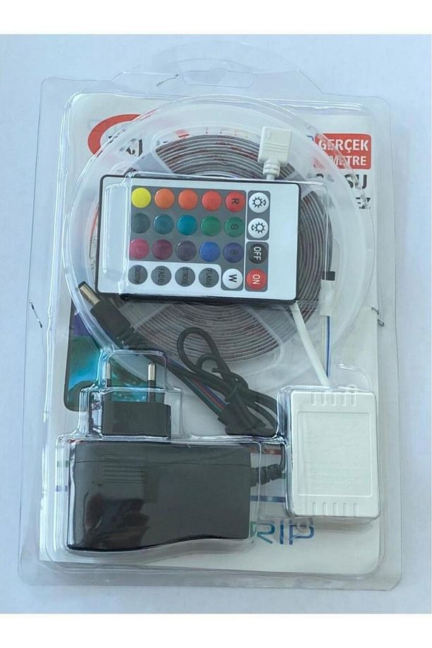 Led Işık Rgb Aydınlatma Animasyonlu 5 Metre Şerit Tak Çalıştır Kumandalı Trafolu Iç Ve Dış Mekan - 3