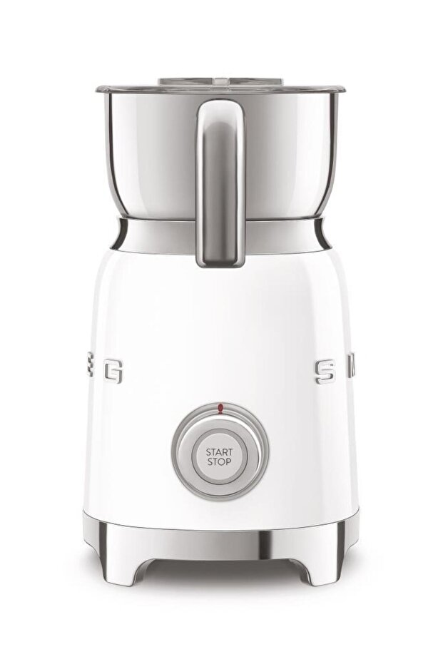 ماكينة صنع رغوة الحليب على طراز الخمسينيات باللون الأبيض Mff11wheu - 4