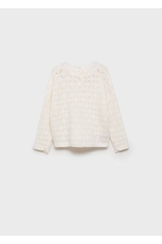 Durchbrochener Strickpullover - 4