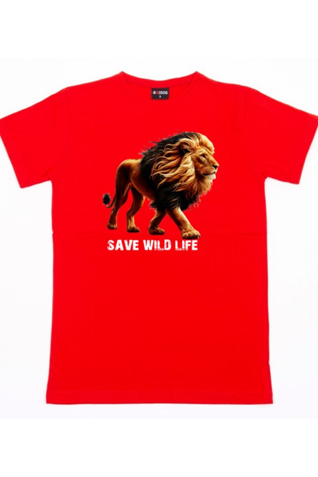 Save Wild Life "Lion" / Large Size (Relax Fit) 13XL 12XL 11XL 10XL 9XL 8XL 7XL 6XL 5XL 4XL 3XL