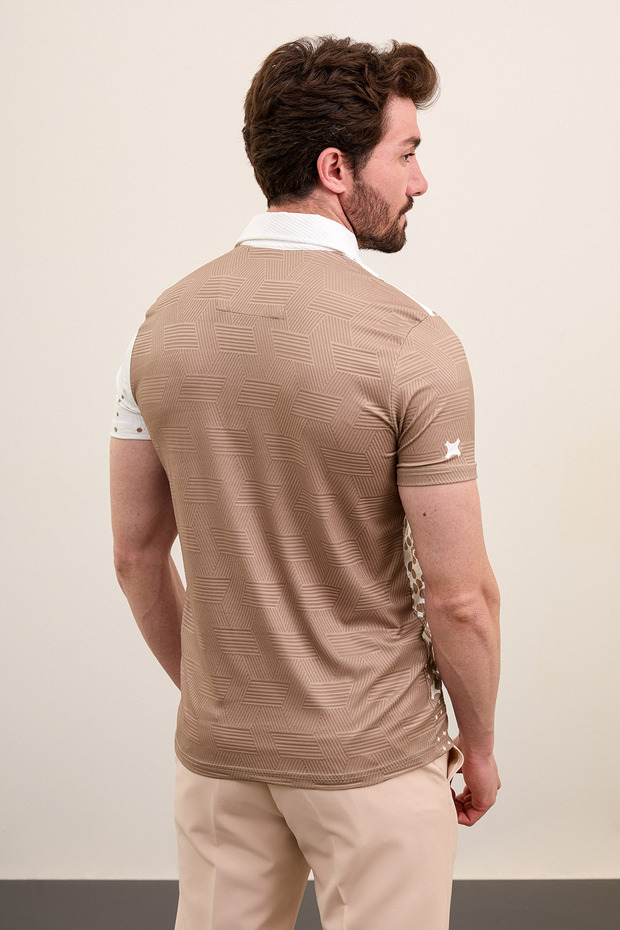 طوق بولو قطن ممشط - 4