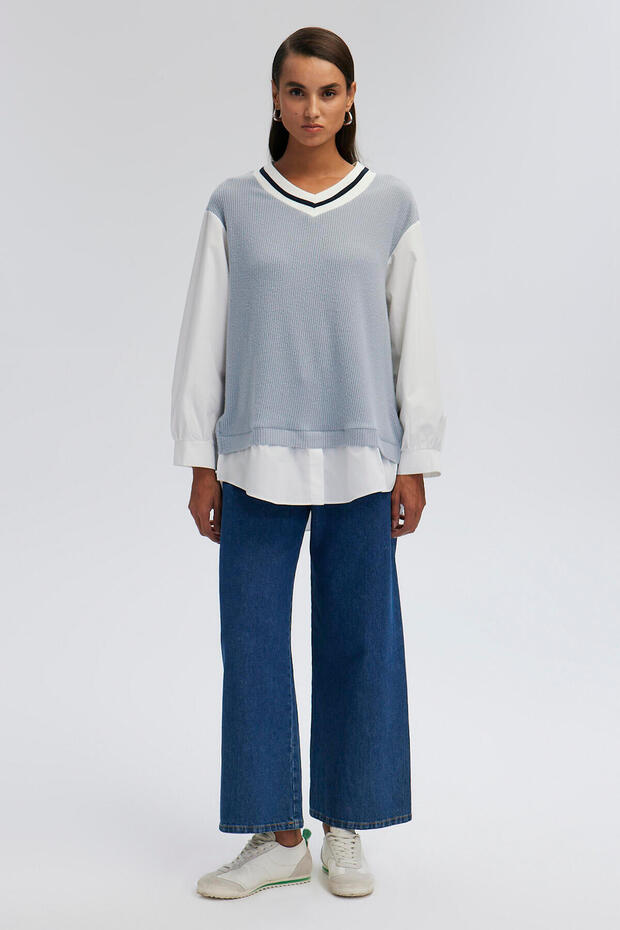 Pullover - Hemd Detailliert - 1