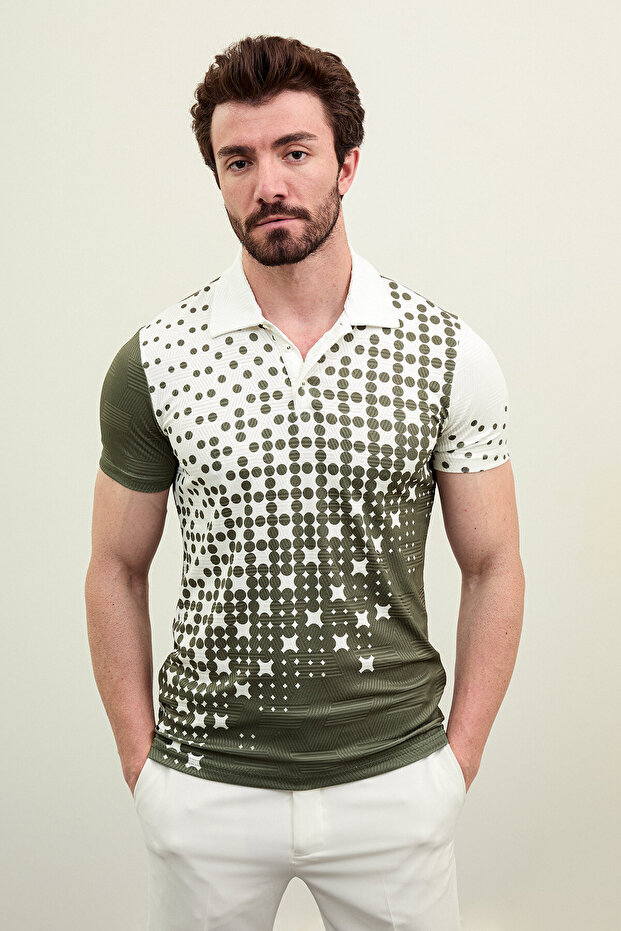 طوق بولو قطن ممشط - 1