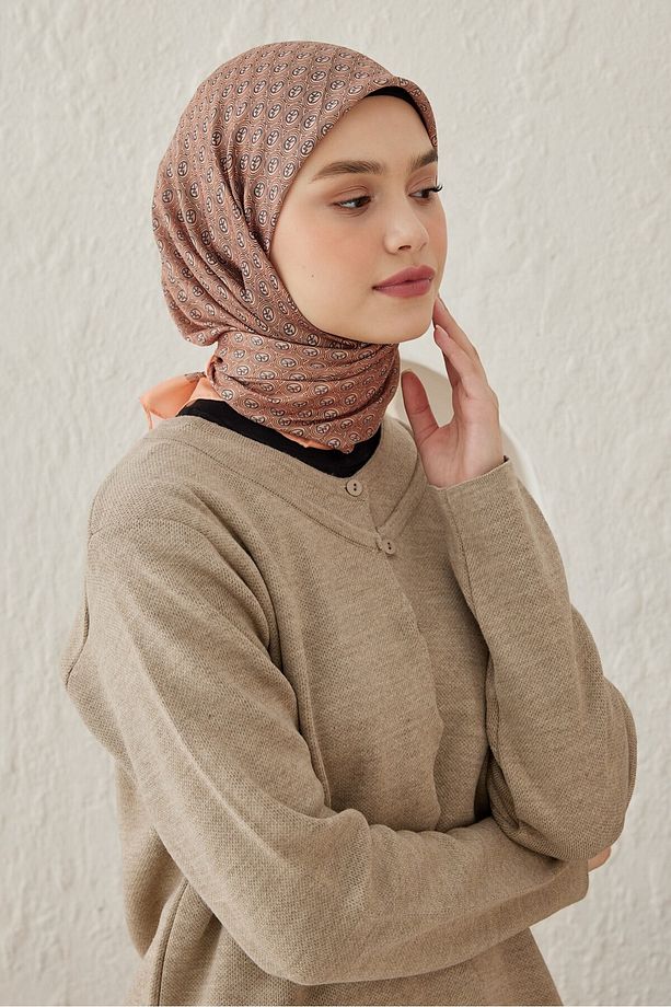 Dairesel Mk Pamuk Eşarp - 1