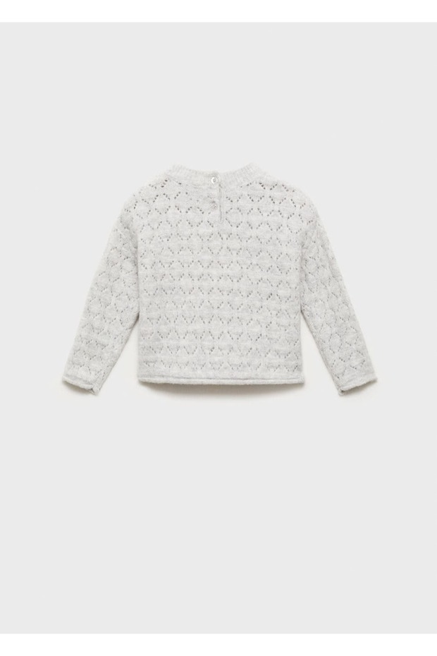 Durchbrochener Strickpullover - 2