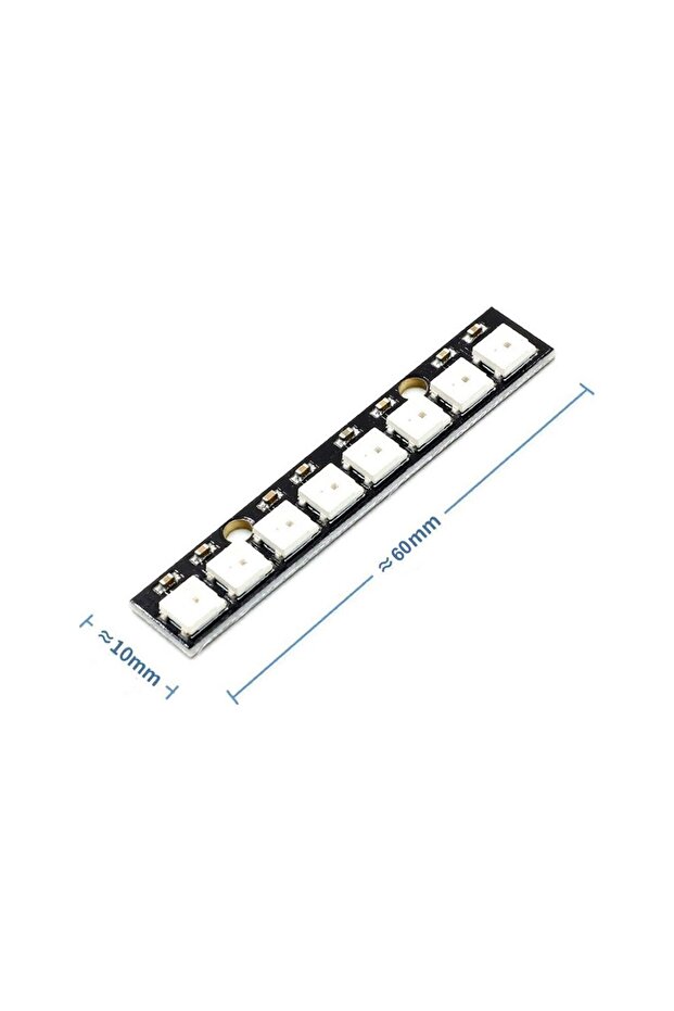 8 Bit NeoPixel WS2812B 5050 Rgb Led Modül 8’li 5050 Adreslenebil - 1