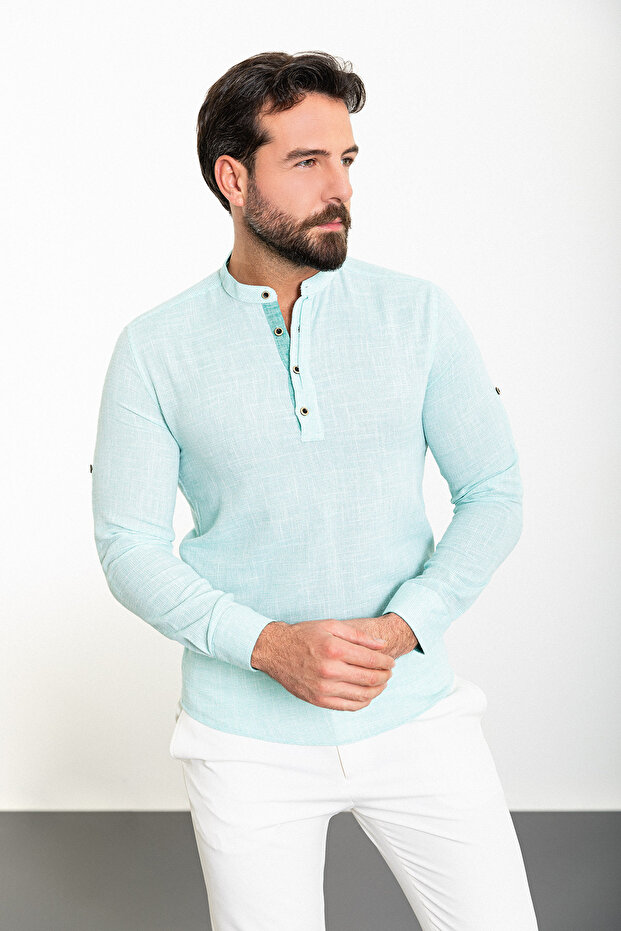 GÖMLEK HAKİM KISAPATLI  YAKA - 3