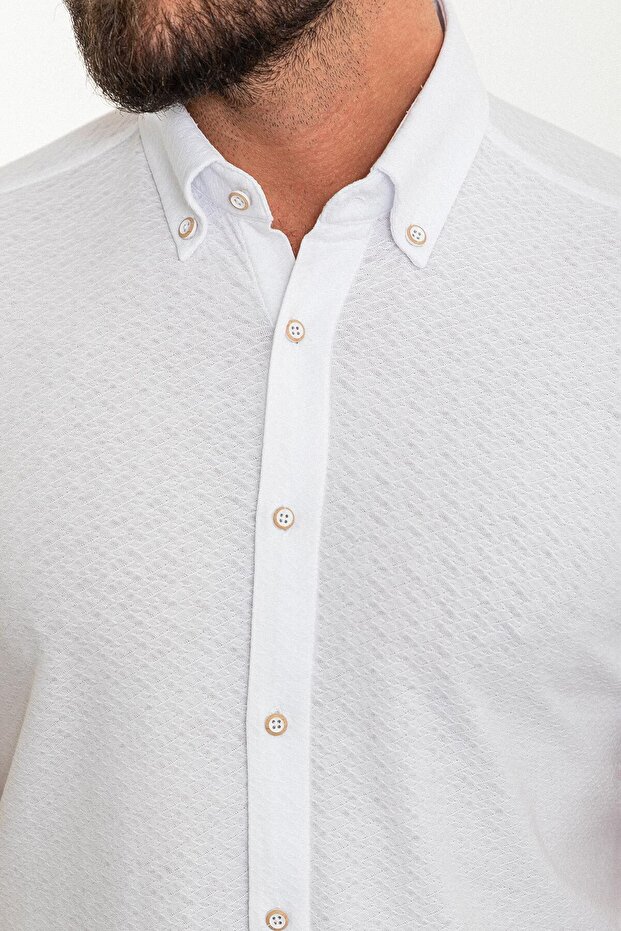 قميص بأزرار علوية - 2