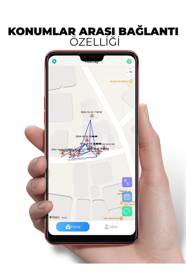 Plus Ios & Android Uyumlu Airtag Akıllı Gps Takip Cihazı - 4