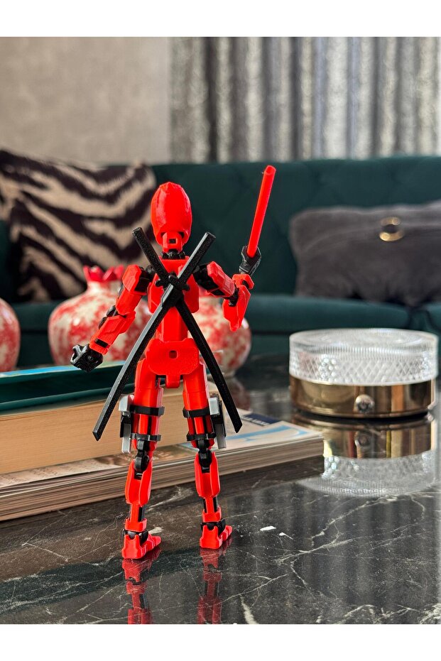 Dummy Deadpool Hareketli Mini Figür - 8