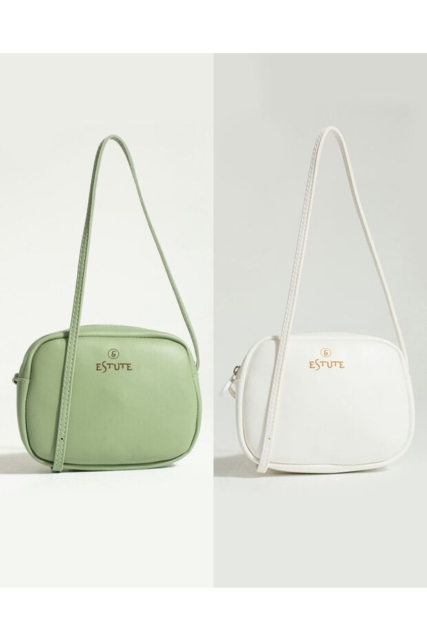 Women's 2 Pack Bag Crossbody Zippered Summer Hand and Shoulder Bag